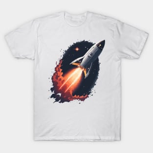 Space Exploration Odyssey - Journey Beyond the Stars T-Shirt